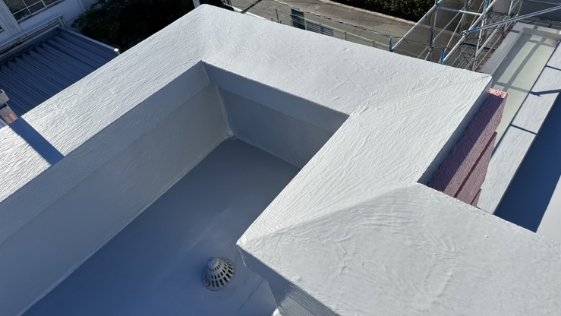 静岡県袋井市小学校屋上防水 屋上防水の施工後画像