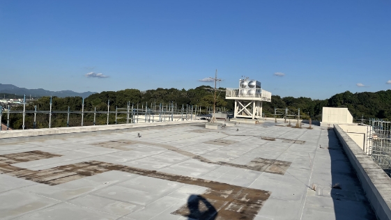 静岡県袋井市小学校屋上防水 屋上防水の施工前画像