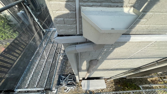 静岡県袋井市I様邸一般住宅 樋の施工前画像