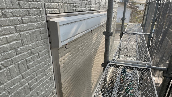 静岡県袋井市I様邸一般住宅 シャッターの施工前画像