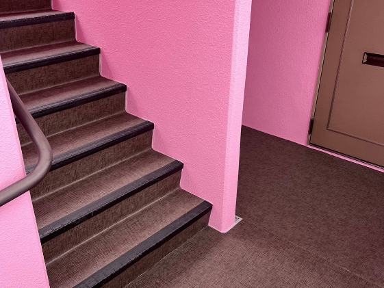 静岡県浜松市 長尺シート貼り工事マンションの施工前画像