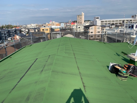 静岡県浜松市 屋上シート防水工事マンションの施工後画像