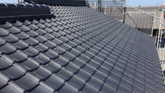 愛知県豊川市 K様一般住宅 屋根の施工後画像