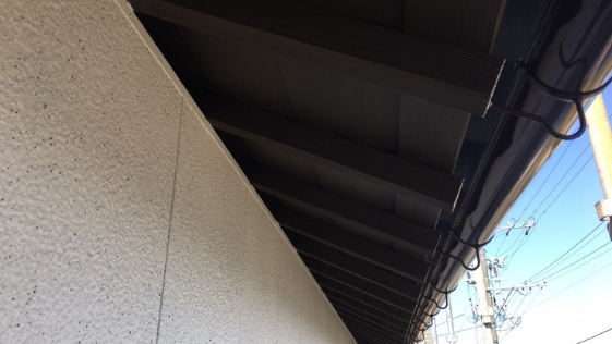 愛知県豊川市 K様一般住宅 軒天の施工後画像