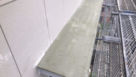 愛知県豊川市 K様一般住宅 庇の施工前画像