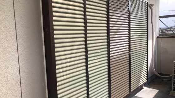 愛知県豊川市 K様一般住宅 雨戸の施工前画像