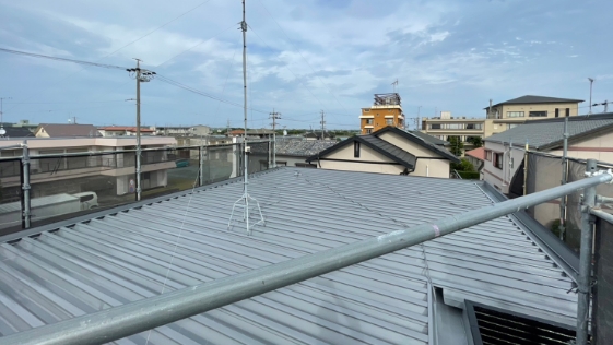 静岡県浜松市 K様邸一般住宅 屋根の施工後画像