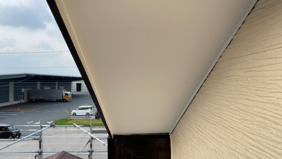 静岡県浜松市 H様邸一般住宅 軒天の施工後画像