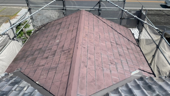 静岡県浜松市 H様邸一般住宅 屋根の施工前画像