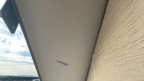 静岡県浜松市 H様邸一般住宅 軒天の施工前画像