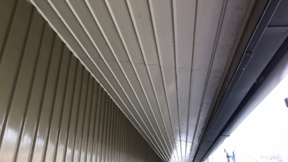 静岡県袋井市 O様邸一般住宅 軒天の施工前画像