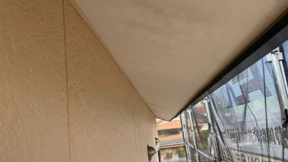 静岡県浜松市 N様邸一般住宅 軒天の施工前画像