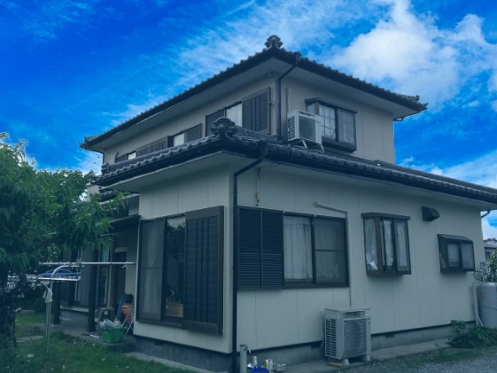 静岡県袋井市 T様邸 外壁塗装一般住宅の施工前画像