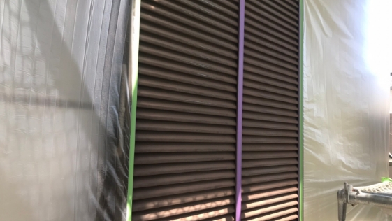 静岡県袋井市 T様邸 外壁塗装一般住宅 戸袋の施工前画像