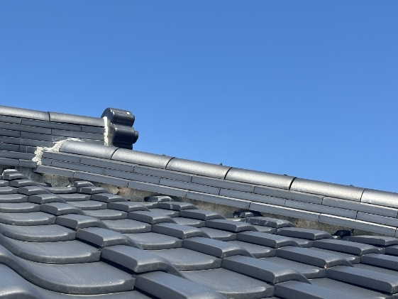 静岡県袋井市 T様邸 屋根漆喰工事一般住宅の施工後画像