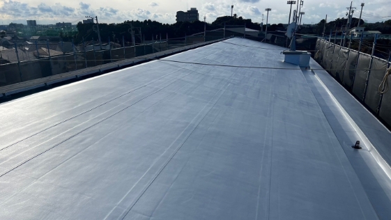 静岡県磐田市マンション 屋上防水の施工後画像