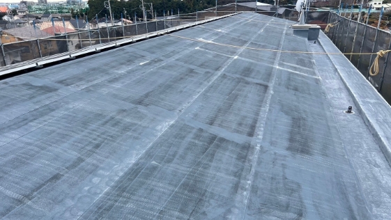 静岡県磐田市マンション 屋上防水の施工前画像