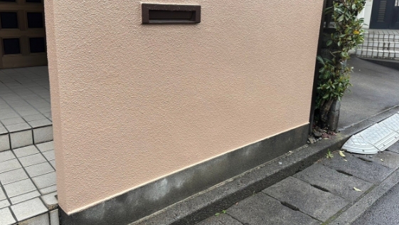 静岡県静岡市葵区M様邸一般住宅 外構塀の施工後画像