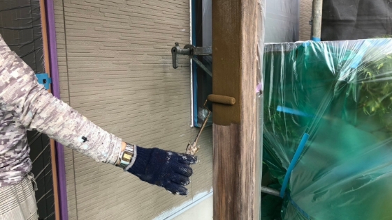 静岡県袋井市 H様邸一般住宅 玄関の施工前画像