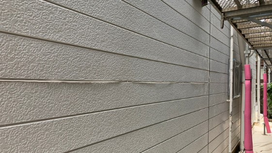 愛知県豊川市 K様店舗 外壁の施工前画像