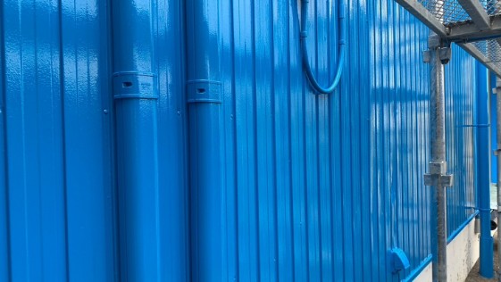 愛知県豊橋市 M様工場 外壁の施工後画像