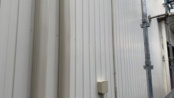 愛知県豊橋市 M様工場 外壁の施工前画像