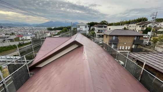 静岡県静岡市 I様邸一般住宅 屋根の施工後画像