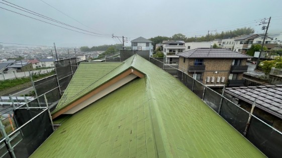 静岡県静岡市 I様邸一般住宅 屋根の施工前画像