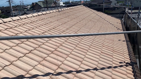 静岡県浜松市 K様邸一般住宅 屋根の施工前画像