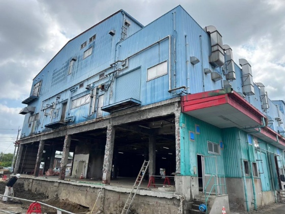 O様倉庫大規模改修工場の施工前画像