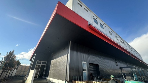 O様倉庫大規模改修工場 外観の施工後画像