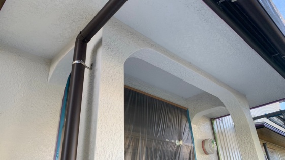 静岡県浜松市 D様邸一般住宅 軒天の施工前画像