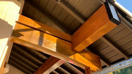 静岡県掛川市 W様邸一般住宅 木部軒天の施工後画像