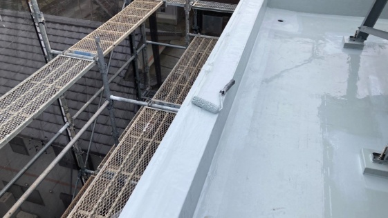 静岡県浜北市 P マンション様屋上防水 屋上防水の施工後画像