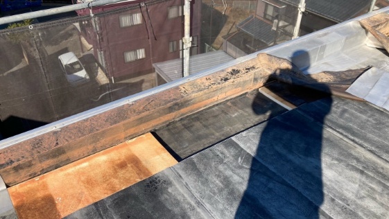 静岡県浜北市 P マンション様屋上防水 屋上防水の施工前画像