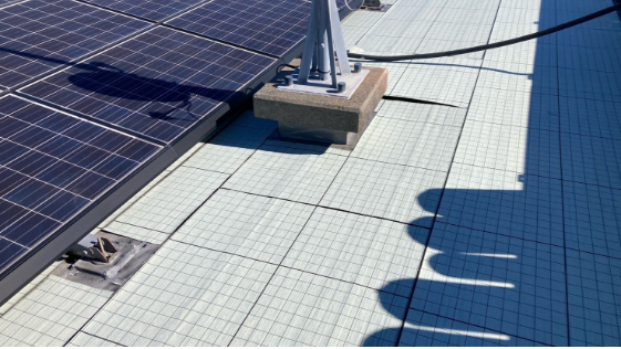 静岡県浜北市 P マンション様屋上防水 屋上防水の施工前画像