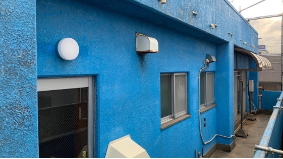 愛知県名古屋市 M様屋上防水 外壁の施工前画像