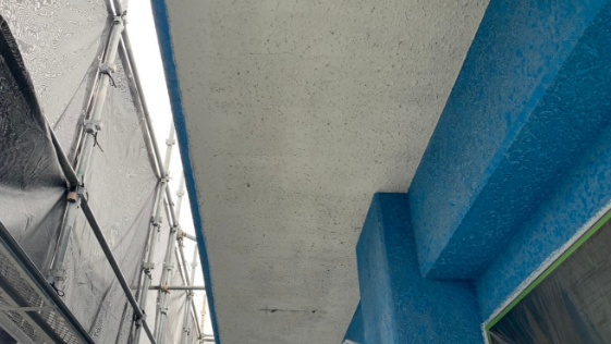 愛知県名古屋市 M様屋上防水 軒天の施工前画像