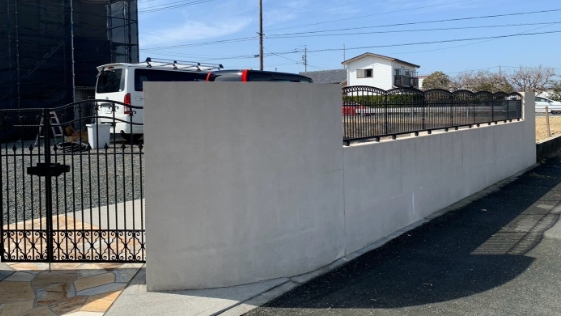 静岡県浜松市 I様邸一般住宅 外構塀の施工前画像