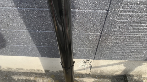 愛知県豊橋市 K様邸店舗 樋の施工後画像