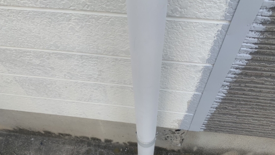 愛知県豊橋市 K様邸店舗 樋の施工前画像