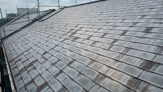 静岡県磐田市 G様アパート 屋根の施工前画像