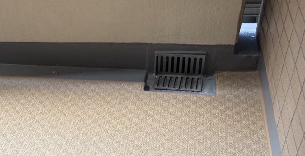 東京都中央区銀座 マンション改修工事 長尺シート貼りの施工前画像