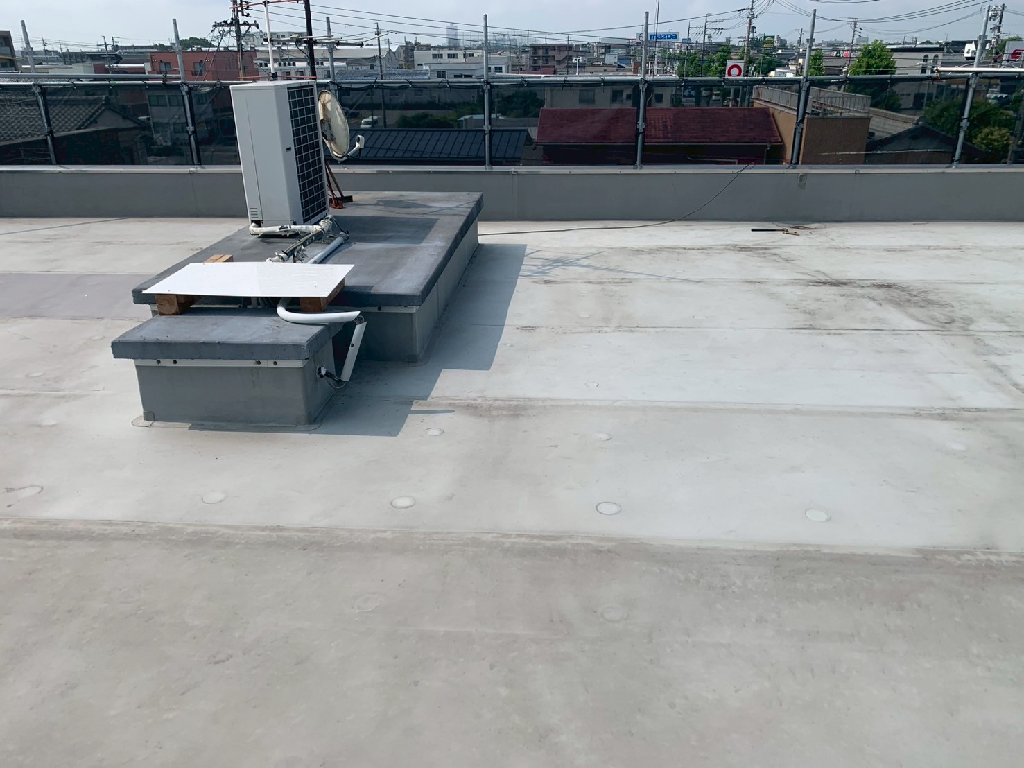 静岡県浜松市O様 小豆餅店舗改修工事・防水工事 防水の施工前画像