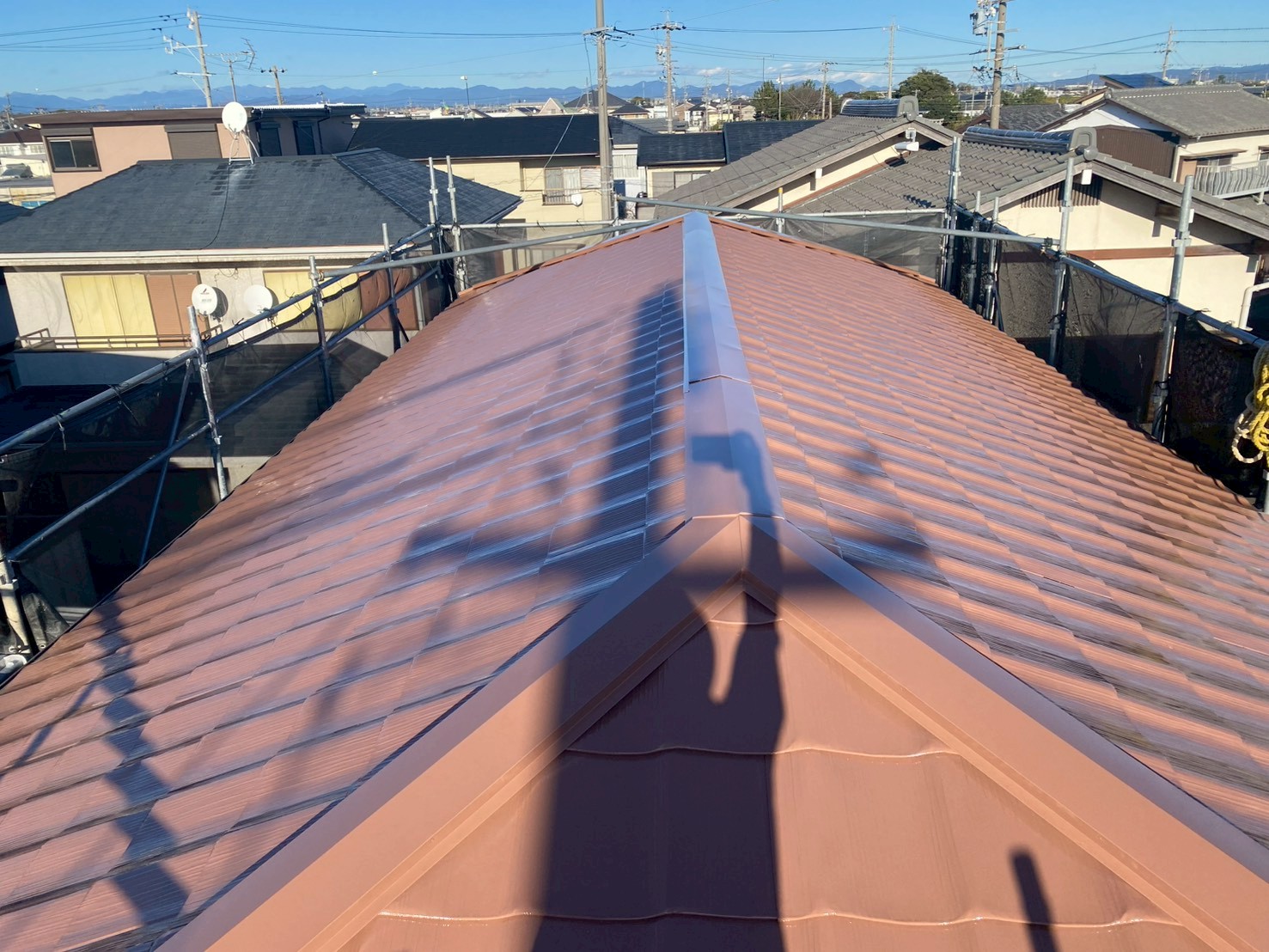 静岡県磐田市M様邸 一般住宅外壁塗装 屋根の施工後画像