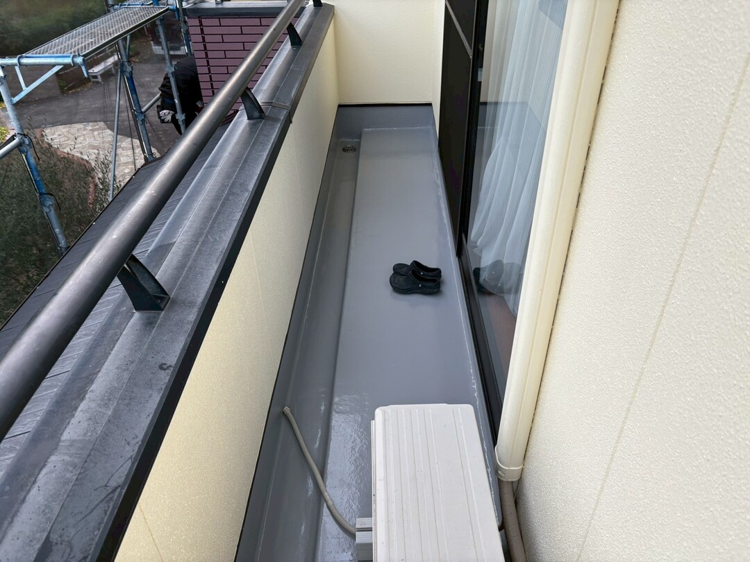 静岡県袋井市K様邸  一般住宅外壁塗装 ベランダ防水の施工後画像