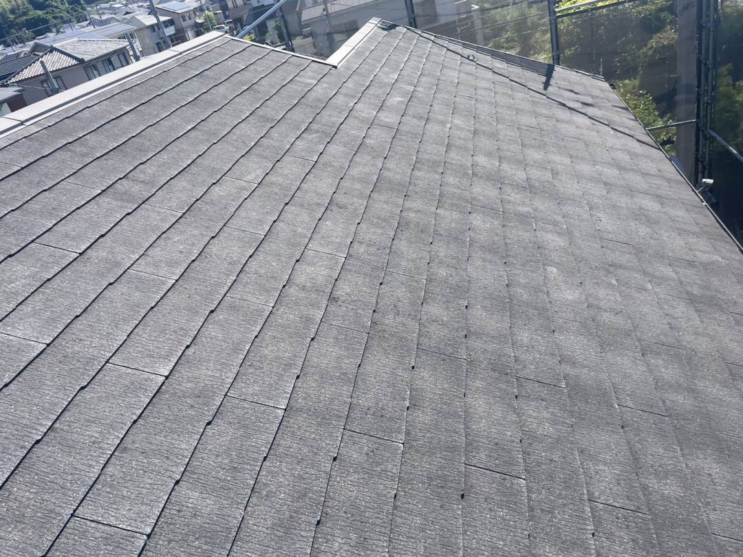 静岡県袋井市O様邸  一般住宅外壁塗装 屋根の施工前画像