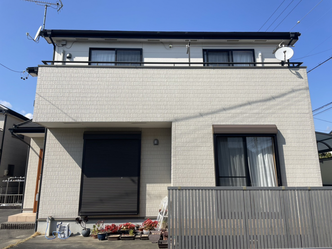 静岡県袋井市O様邸  一般住宅外壁塗装の施工前画像