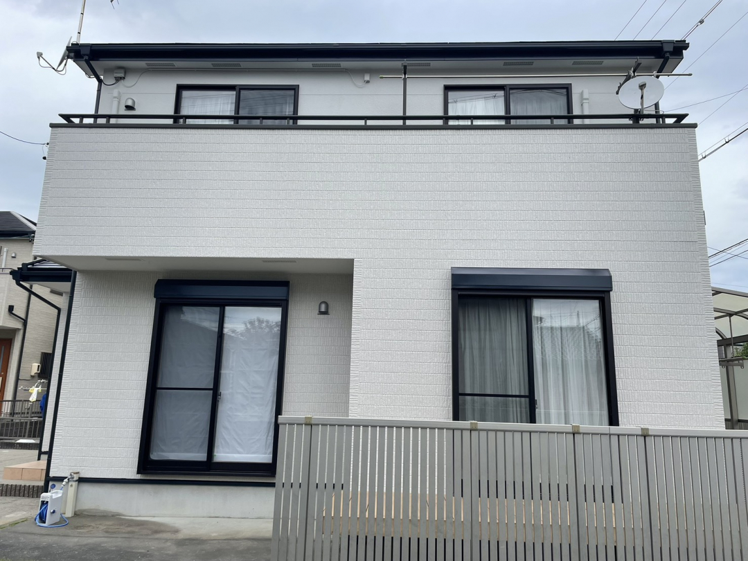 静岡県袋井市O様邸  一般住宅外壁塗装の施工後画像