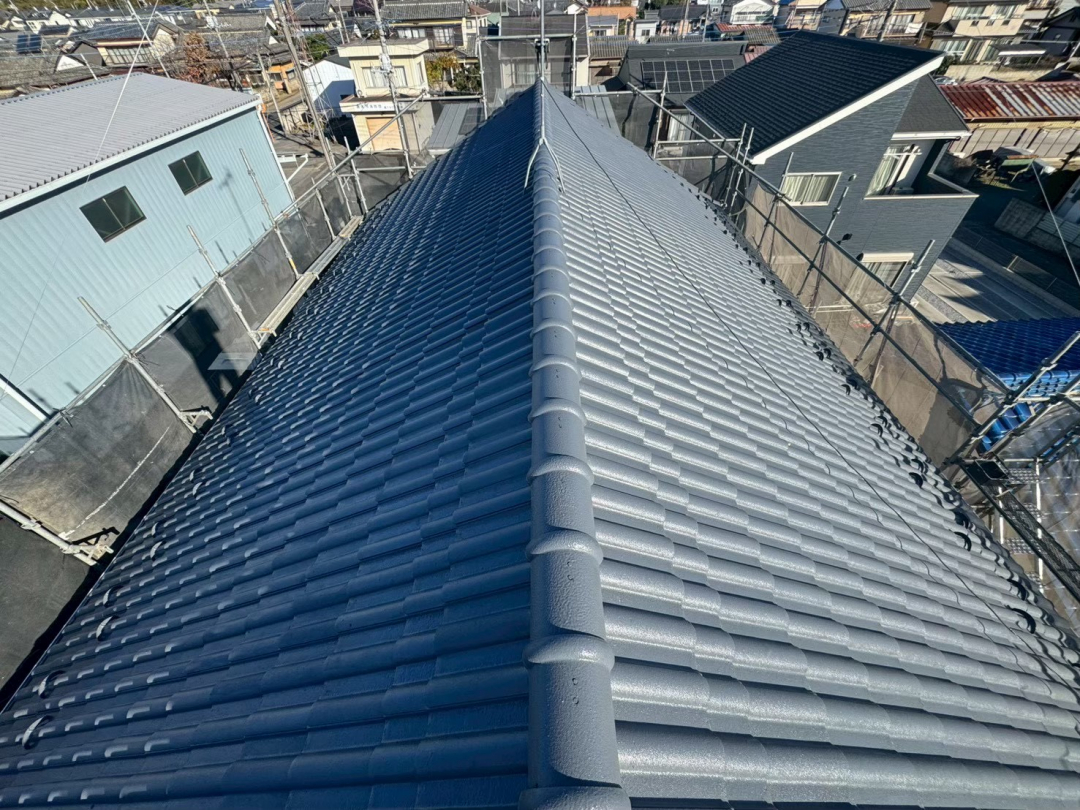 栃木県太平町M様マンション改修塗装・防水工事 屋根の施工後画像